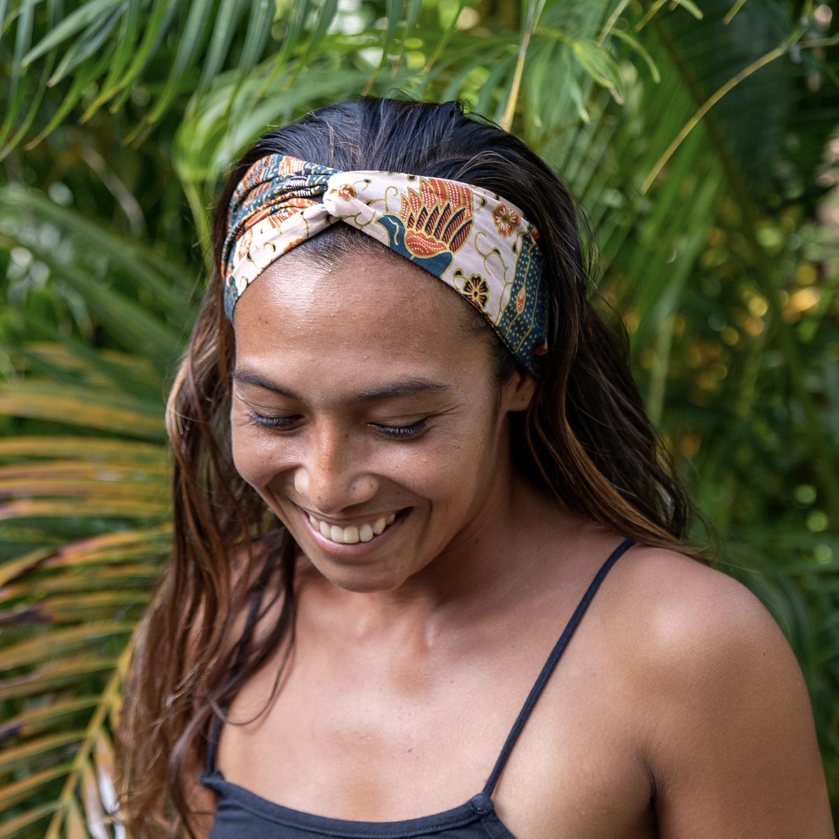 Bali-Printed Knot Hairband