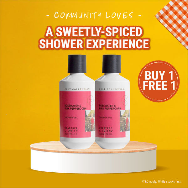 [Buy 1 Free 1] Rosewater & Pink Peppercorn Shower Gel - 250ml
