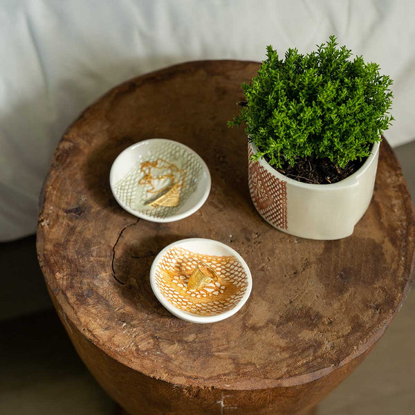 [Buy 1 Free 1] Ceramic Dish - Ochre